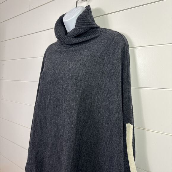 Mersea Oversized Pullover Dolman Sleeve Sweater Gray - One Size Fits Most - Picture 4 of 8